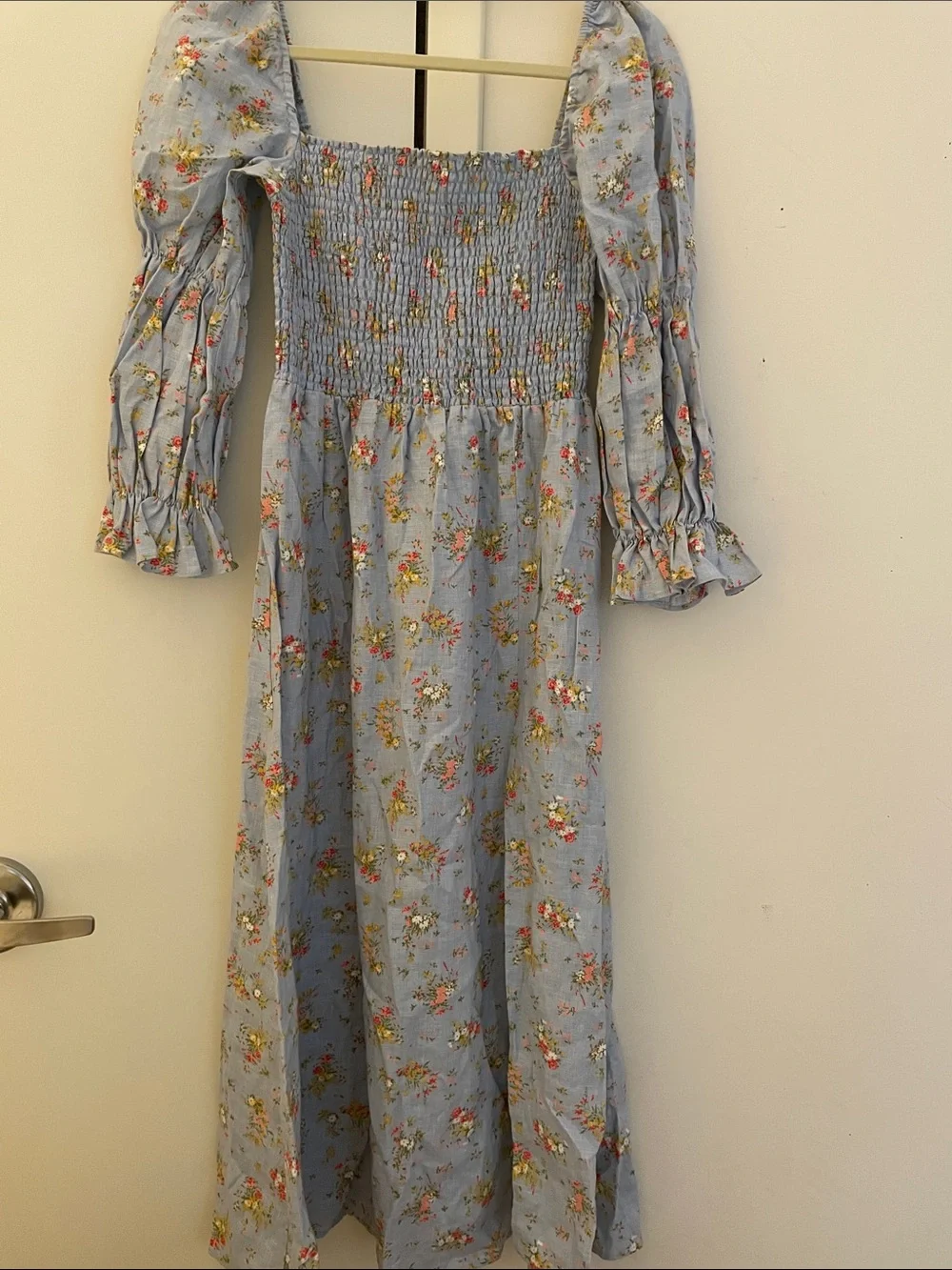 Reformation Hyland Linen Midi Dress M EUC - Picture 3 of 9